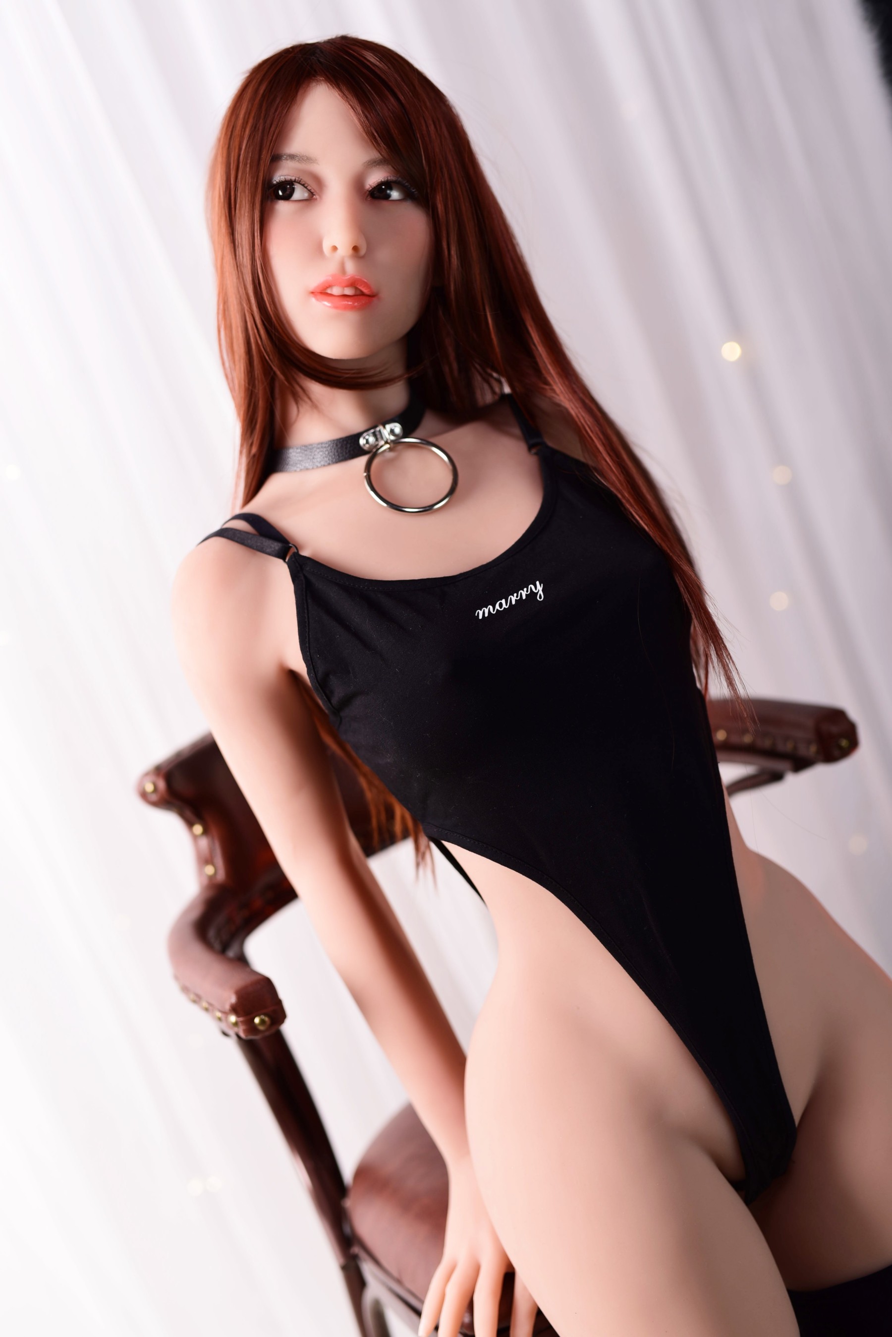 158cm A-Cup Flat Chest Premium TPE Sex Doll/52#+53# Equipped with two replaceable heads