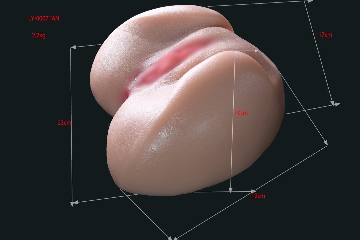 Perfect Plump Ass Masturbator ​Model# LY0007