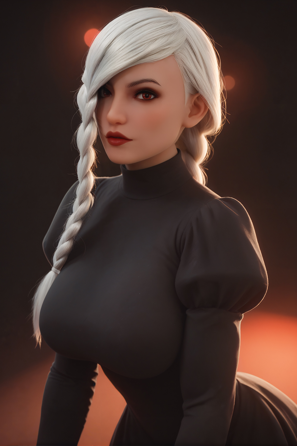 162cm D-Cup Premium Silicone Head Sex Doll/478#