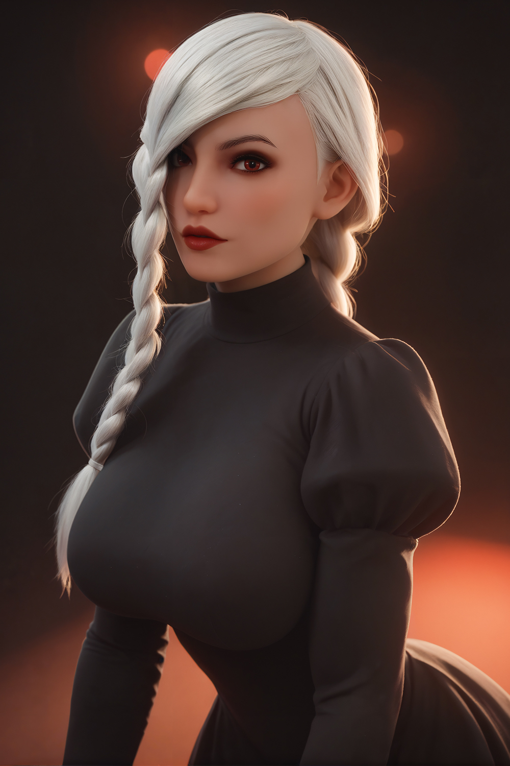 162cm D-Cup Premium Silicone Head Sex Doll/478#