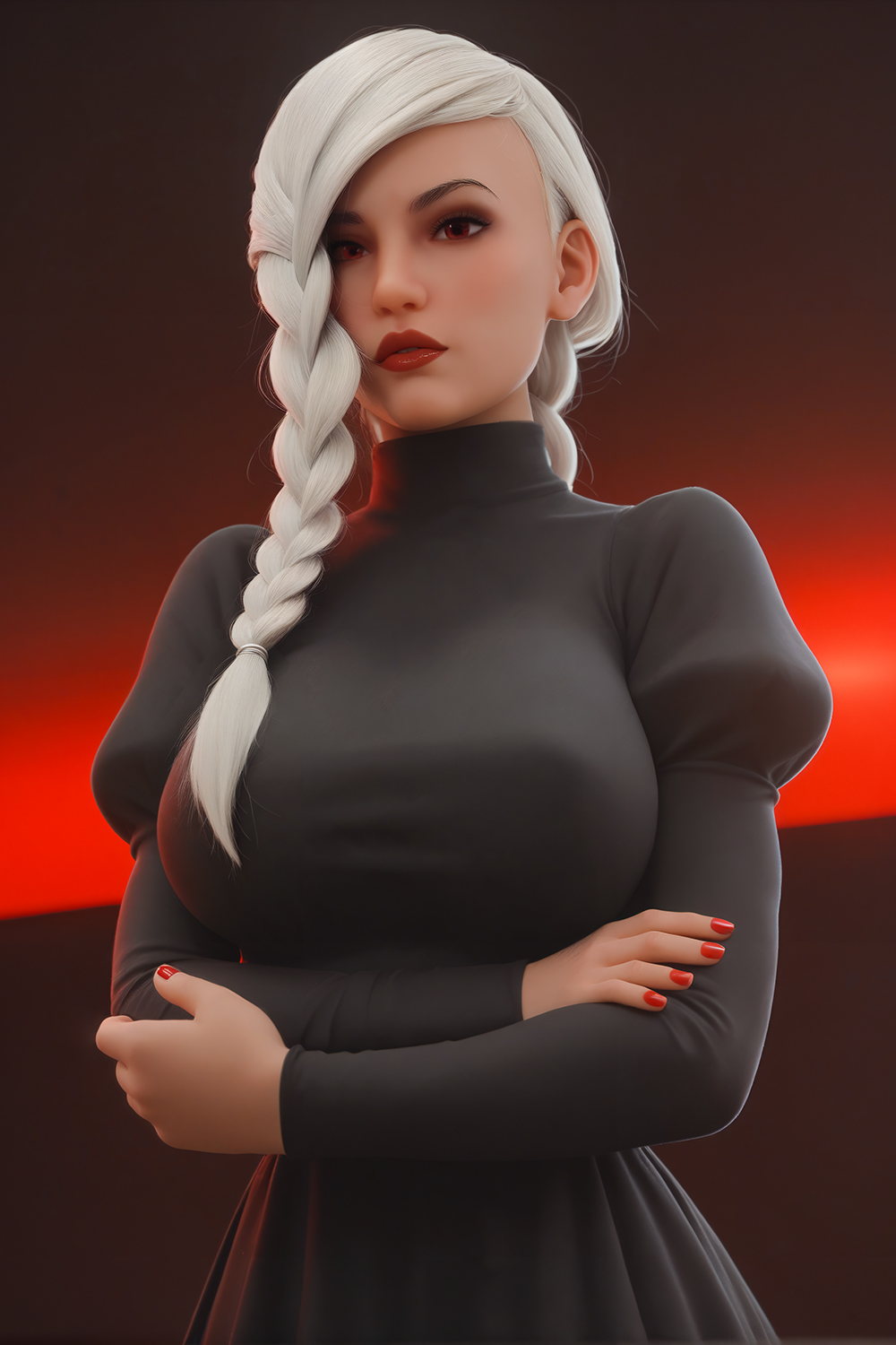 162cm D-Cup Premium Silicone Head Sex Doll/478#