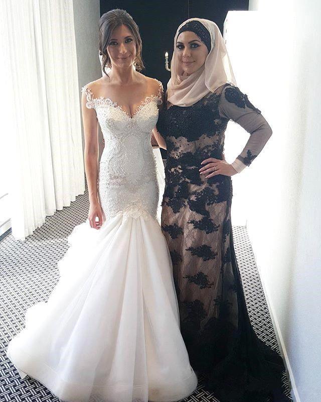 Vintage Mermaid Lace Tulle Sweetheart Mermaid Wedding Dresses with Beading