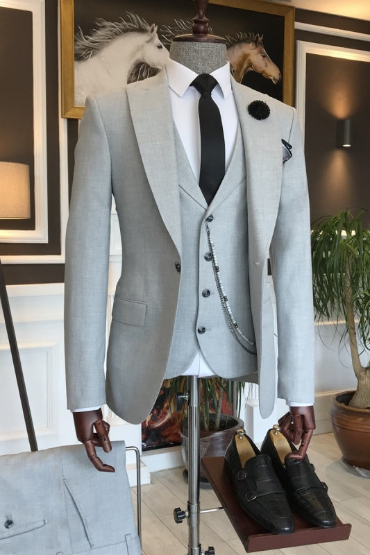 light-gray-peaked-lapel-close-slim-fit-3-pieces-men-suits-for-business