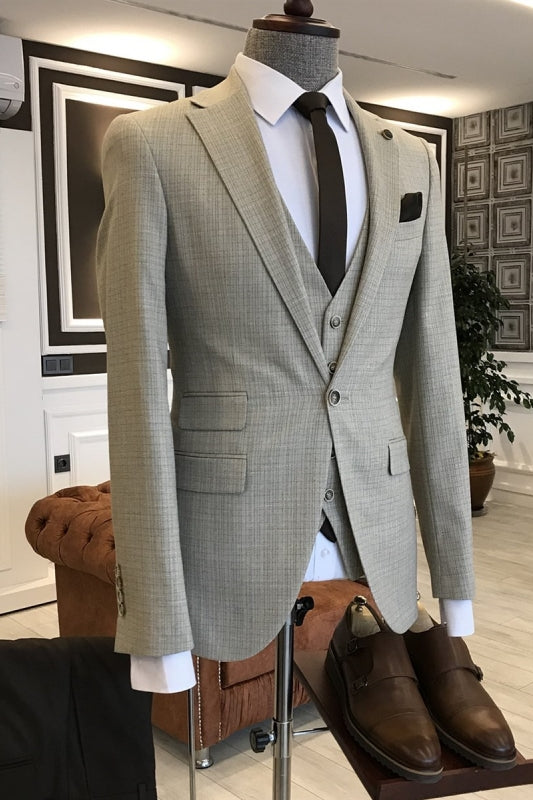 men-tuxedo-beige-notched-lapel-three-pieces-stylish-business-suits