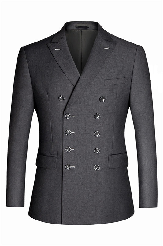 simple-suit-for-men-gray-peaked-lapel-double-breasted-business-suits