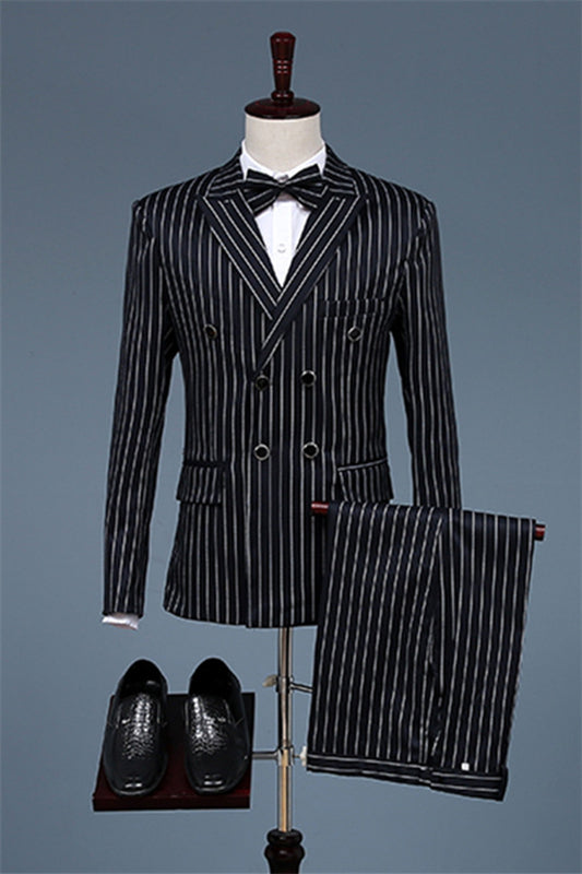 men-formal-slim-fit-suits-black-peaked-lapel-double-breasted-striped-suit