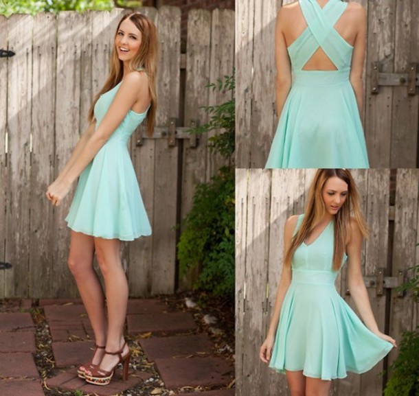 Sexy Cheap Chiffon Homecoming Dresses Cheap V-Neck Mini Party Gowns