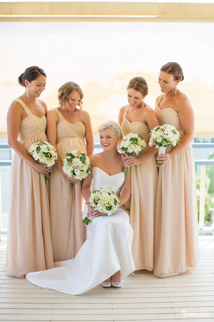 A-line Sleeveless Chiffon One Shoulder Bridesmaid Dress with Zipper