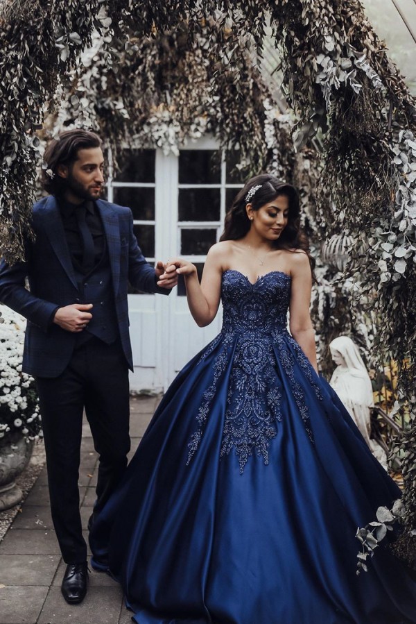 Classy Sweetheart Sleeveless Lace Appliques Party Gown A-Line Prom Dress
