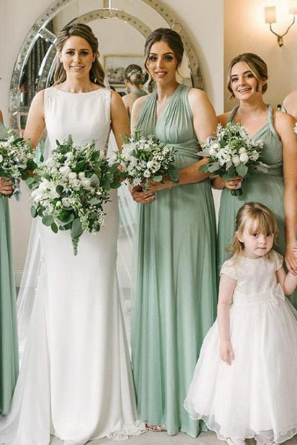 Sleeveless Mint Multiway Infinity Bridesmaid Dress-Babyonlinedress
