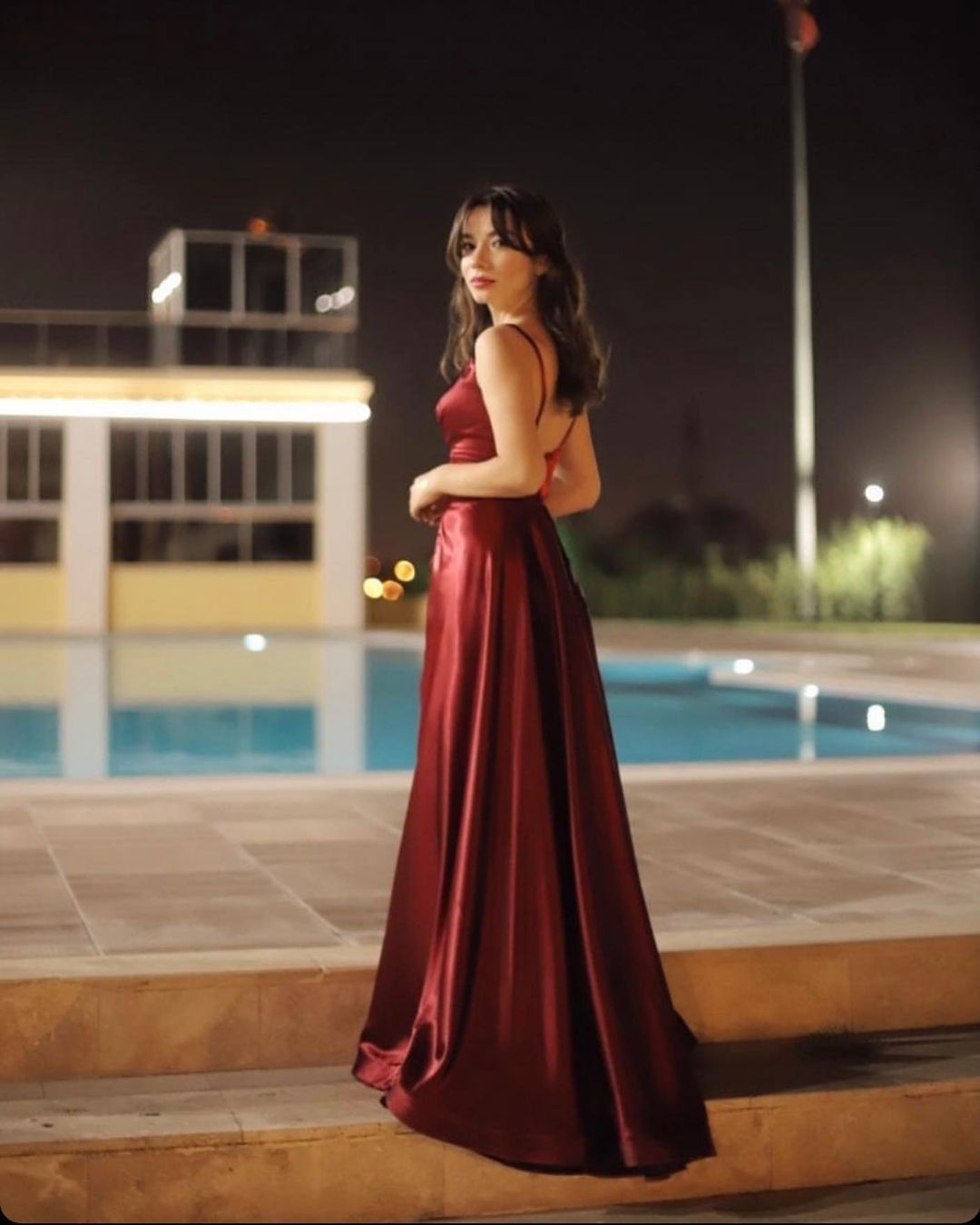 Sexy V-neck A-Line Backless Ruffles Floor-length Evening Dress With Side Slit