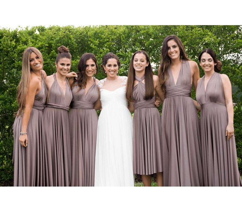 Sleeveless Dusk Multiway Infinity Bridesmaid Dress-Babyonlinedress