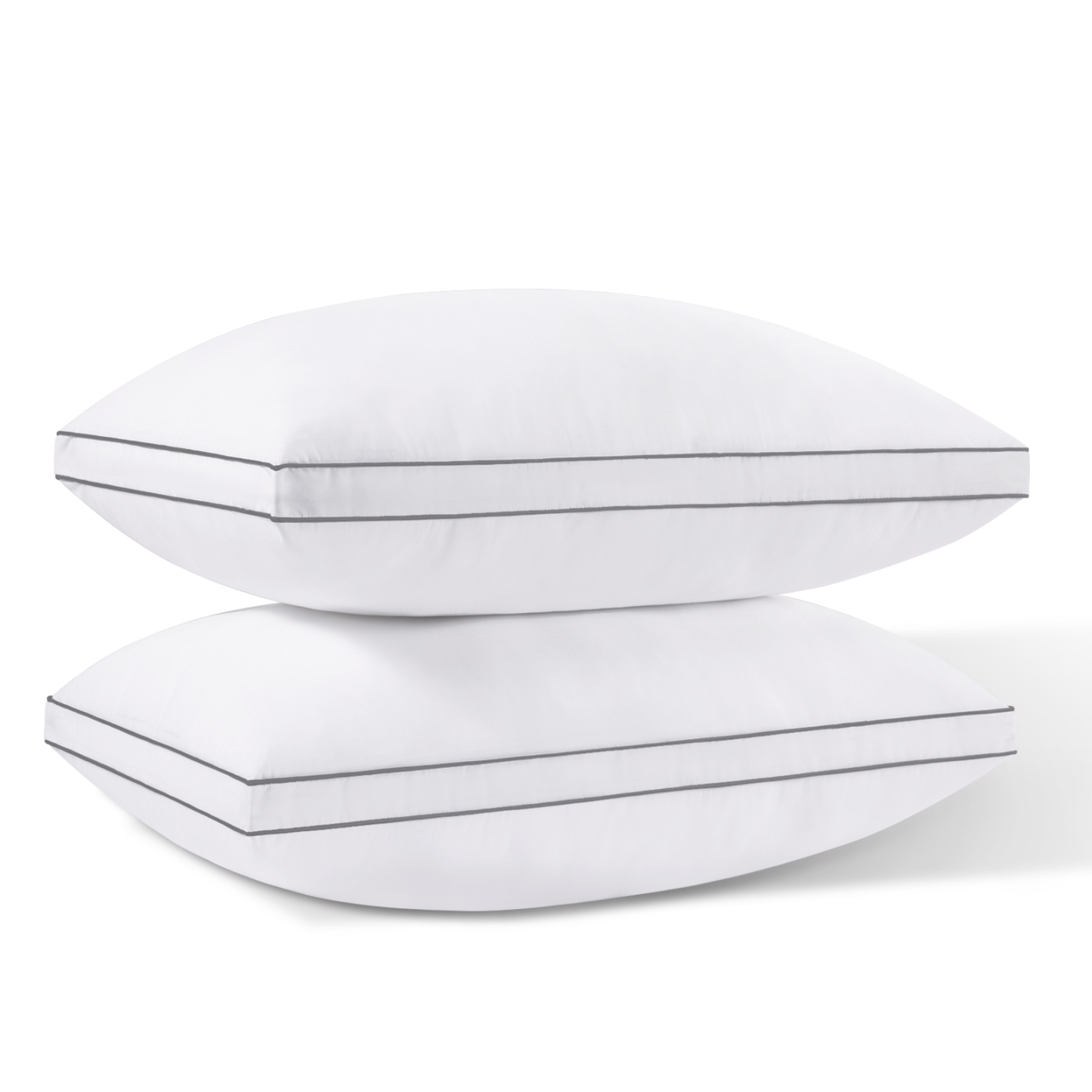 Bed Pillow King Size Set of 2, Hotel Quality Down Alternative, 20x34 Inches