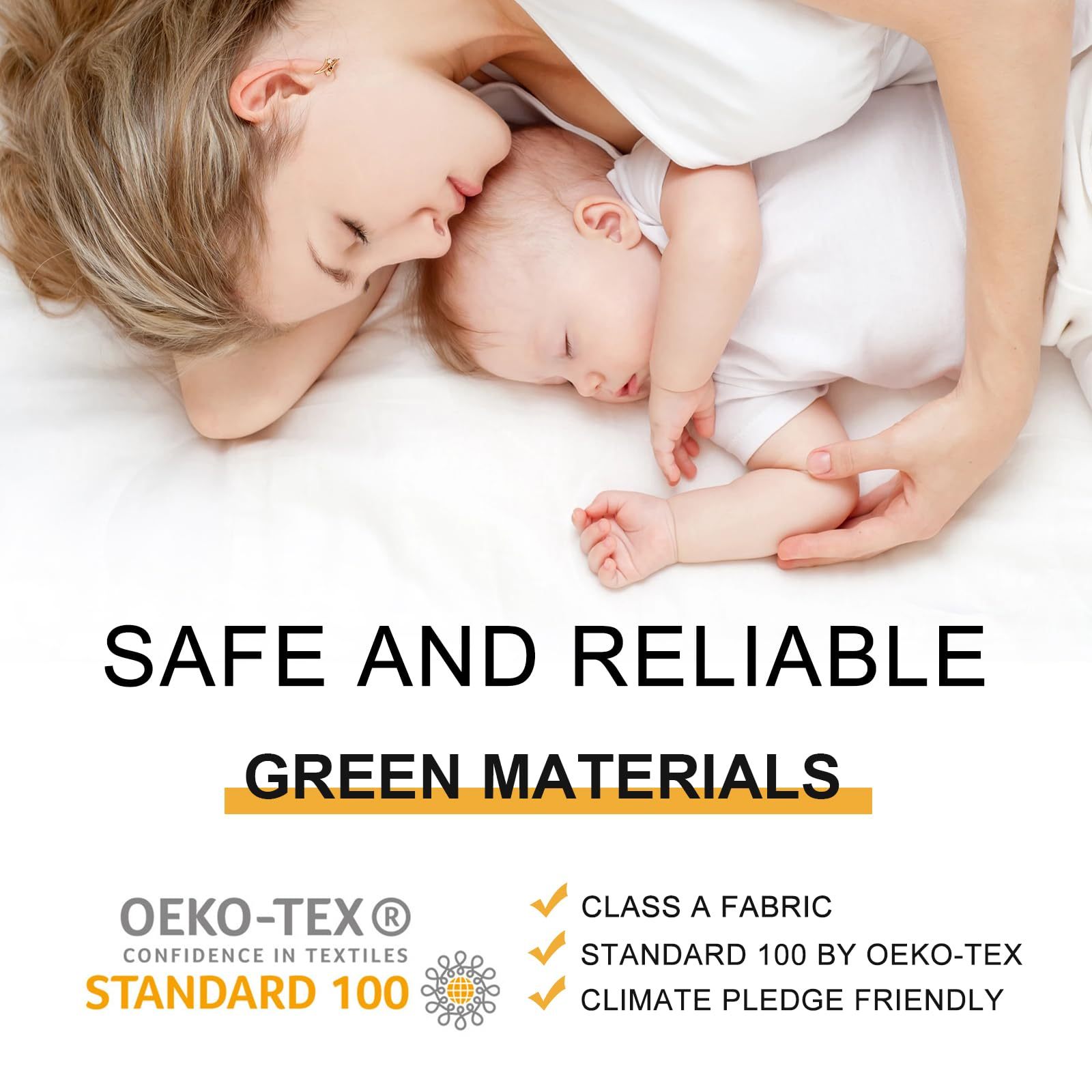 Twin Mattress Pad - Quilted Fitted Mattress Topper Protector, Soft Noiseless Pillow Top Cover with 8-21 Inch Deep Pocket, Cooling Breathable 4D Spiral Fiber in Beige