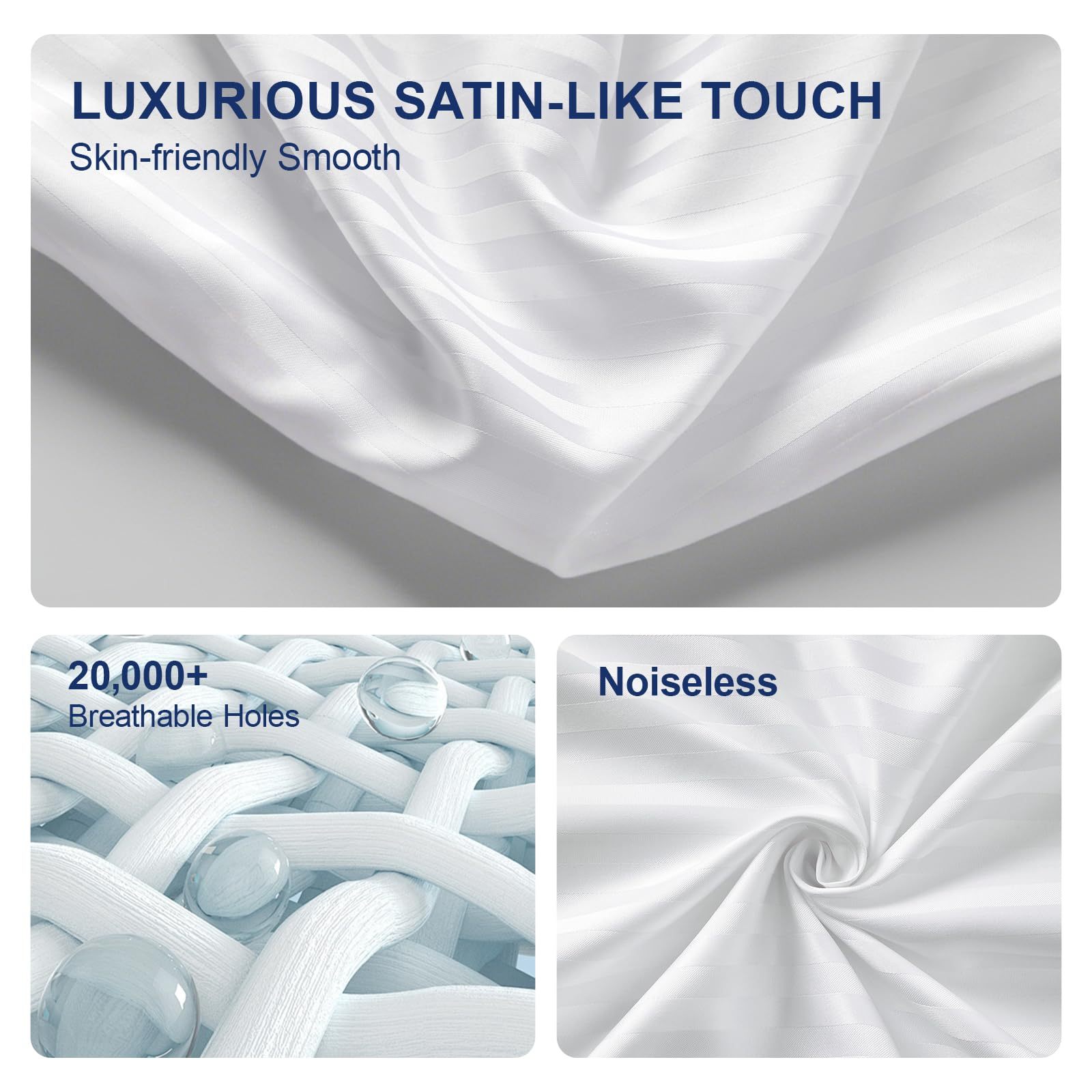 Medium Firm Pillows Standard Size Set of 2, Fluffy&Soft for Back,Stomach,Side Sleepers, Filled with Down Alternative, Luxury Hotel Pillows for Bed 2 Pack -20×26