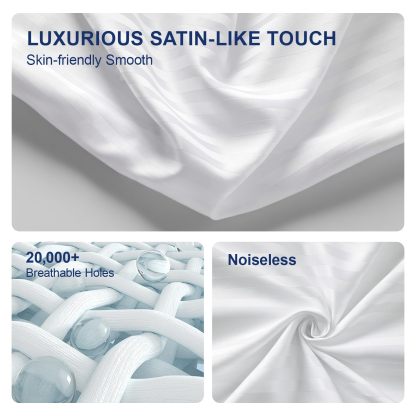 Medium Firm Pillows Standard Size Set of 2, Fluffy&Soft for Back,Stomach,Side Sleepers, Filled with Down Alternative, Luxury Hotel Pillows for Bed 2 Pack -20×26