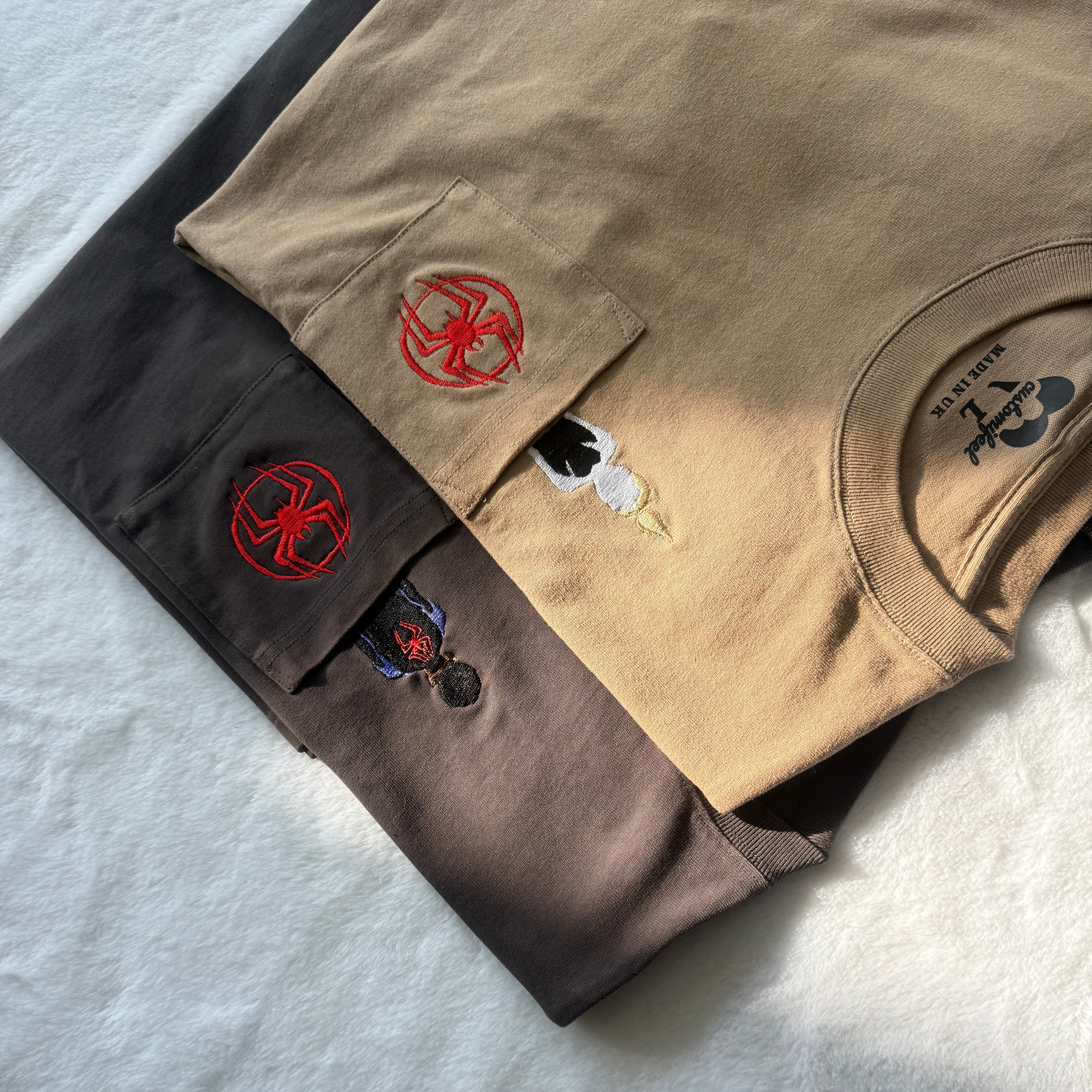 Miles&Gwen Couple Embroidery Vintage Tee