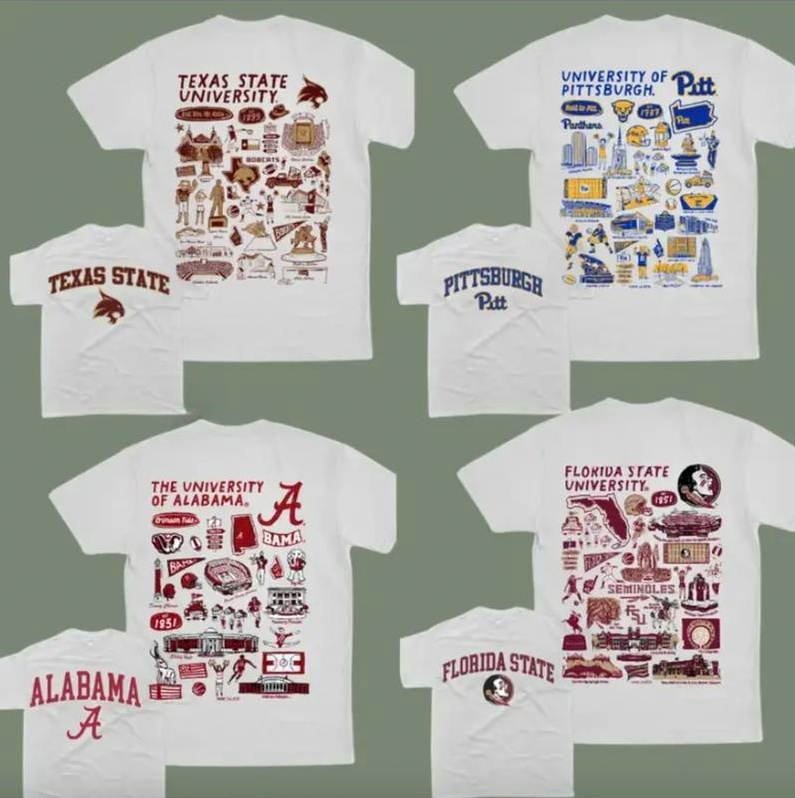 NCAA All Team College Tee / Crew neck