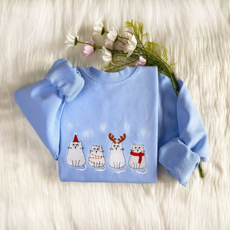 Christmas Embroidered Crewneck/Hoodie 15015