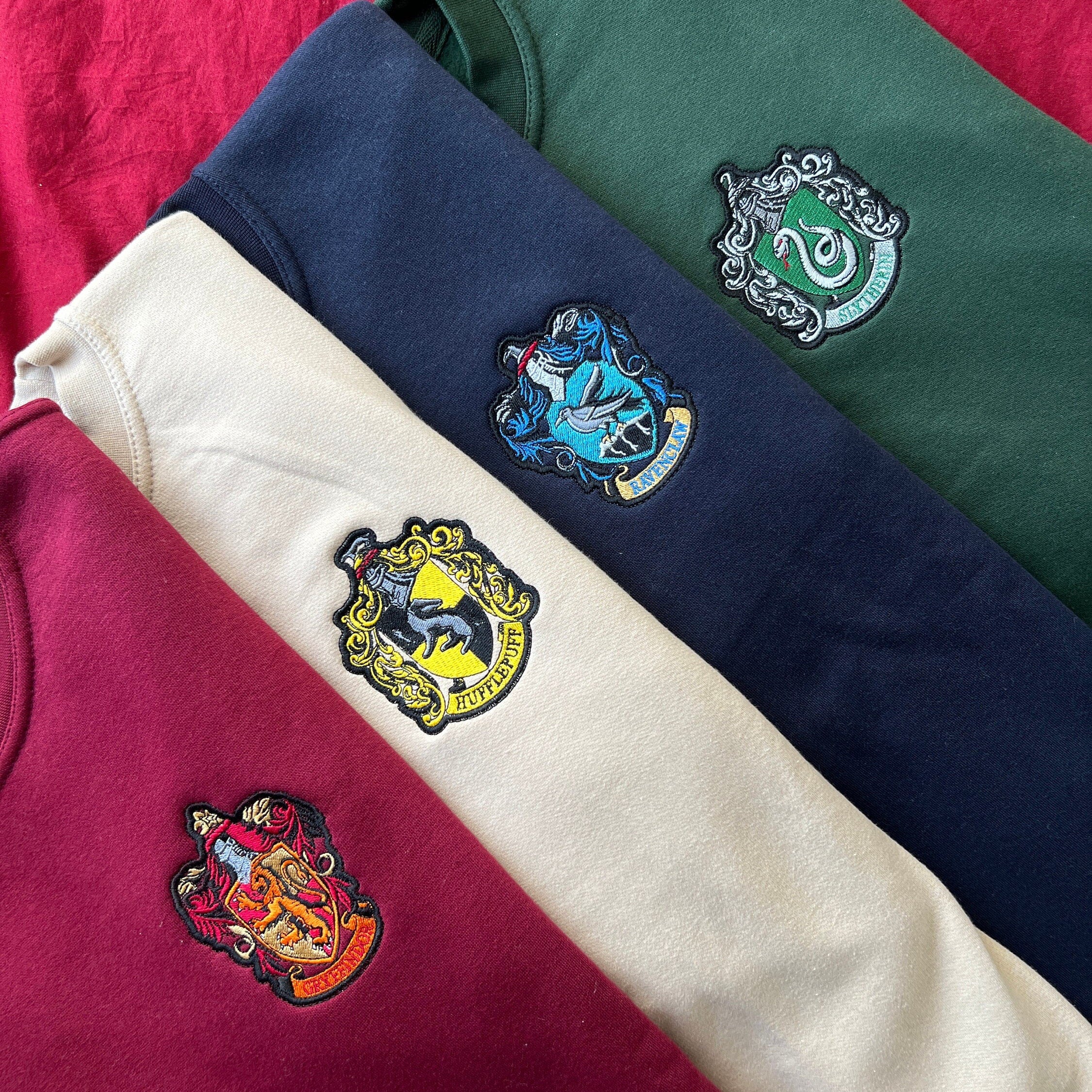 Hogwarts School Crest Embroidery Sweatshirt