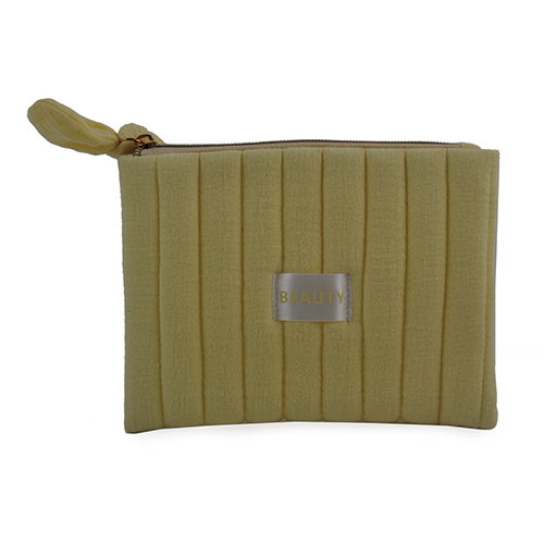 WW2604010040 Yellow Light Weight Small Cotton Purse