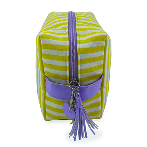 WW25010077 Purple Tassel Cosmetic Bag