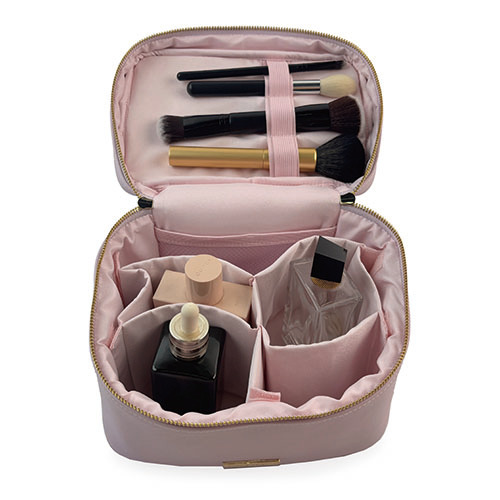 WW25010178 PU Leather Smoky Pink Cosmetic Box