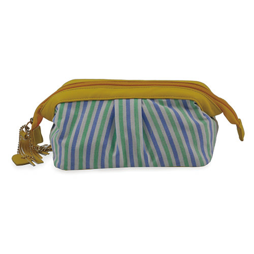 WW25010063 Small Stripe Makeup Bag