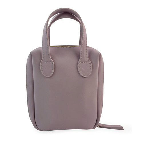 WW25010175 PU Metal Laser Logo Cosmetic Bag 