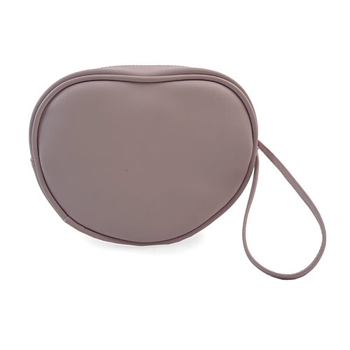WW25010179 PU Heart Shape Wristlet Pouch
