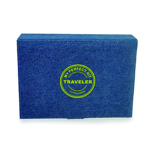 WW2604020008 MOQ 300 Denim Blue Accessory Box for Ring and Bracelet