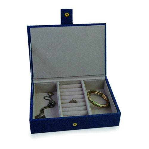 WW2604020008 MOQ 300 Denim Blue Accessory Box for Ring and Bracelet