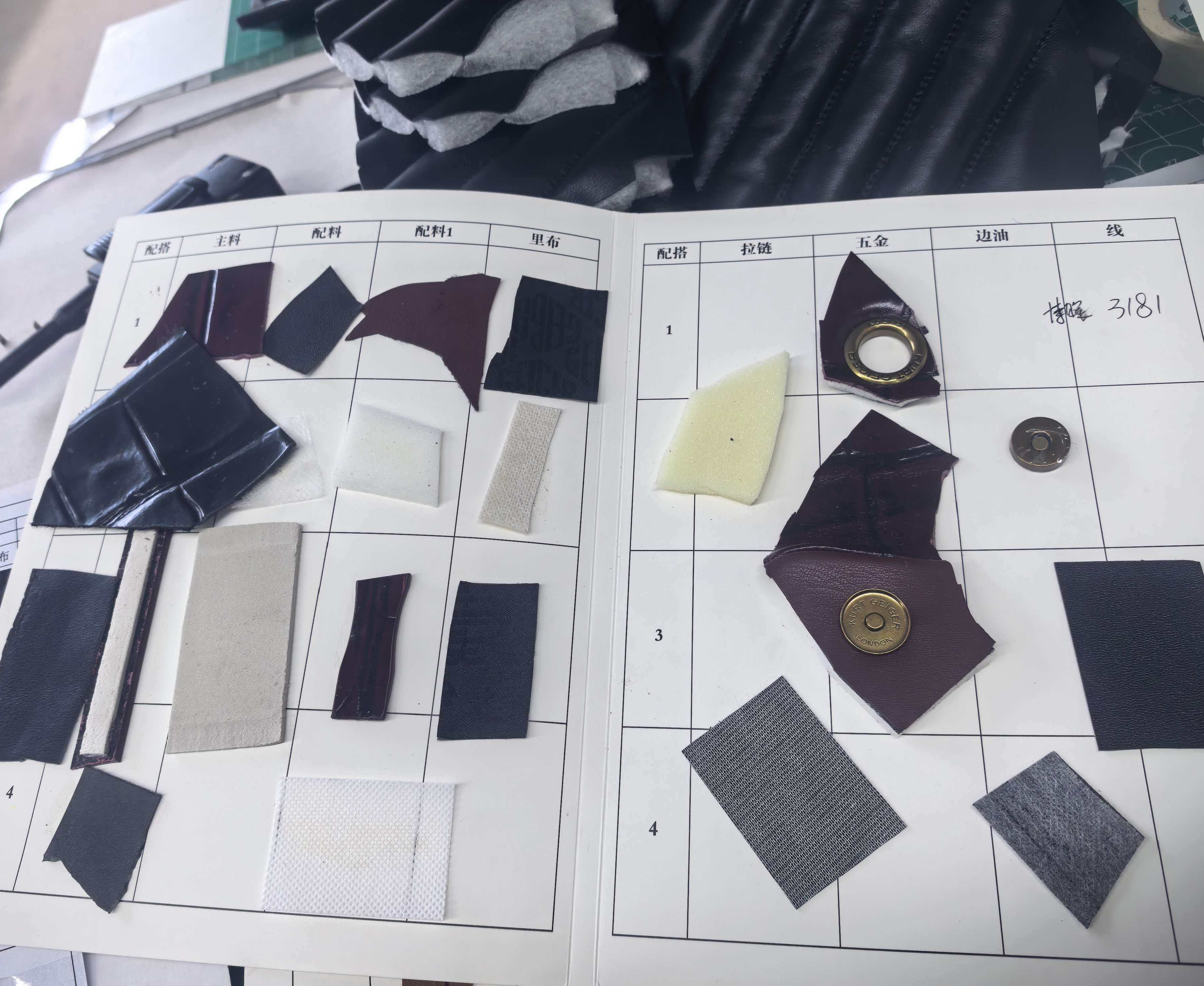 handbag material checking for prevent from after-sales problems