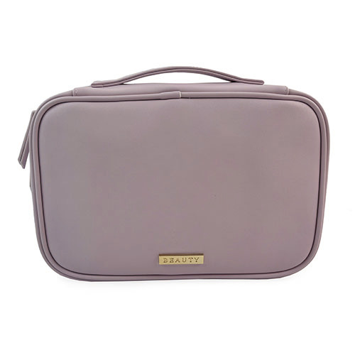 WW25010180 Smoky Pink Leather Tool Bag for Cosmetic Brush