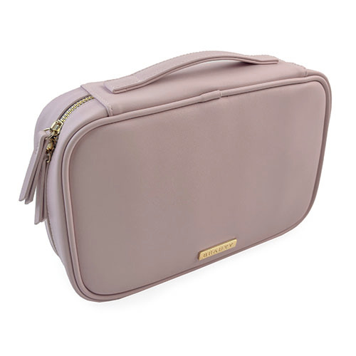 WW25010180 Smoky Pink Leather Tool Bag for Cosmetic Brush