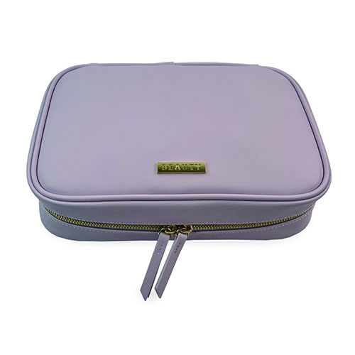 WW25010180 Smoky Pink Leather Tool Bag for Cosmetic Brush