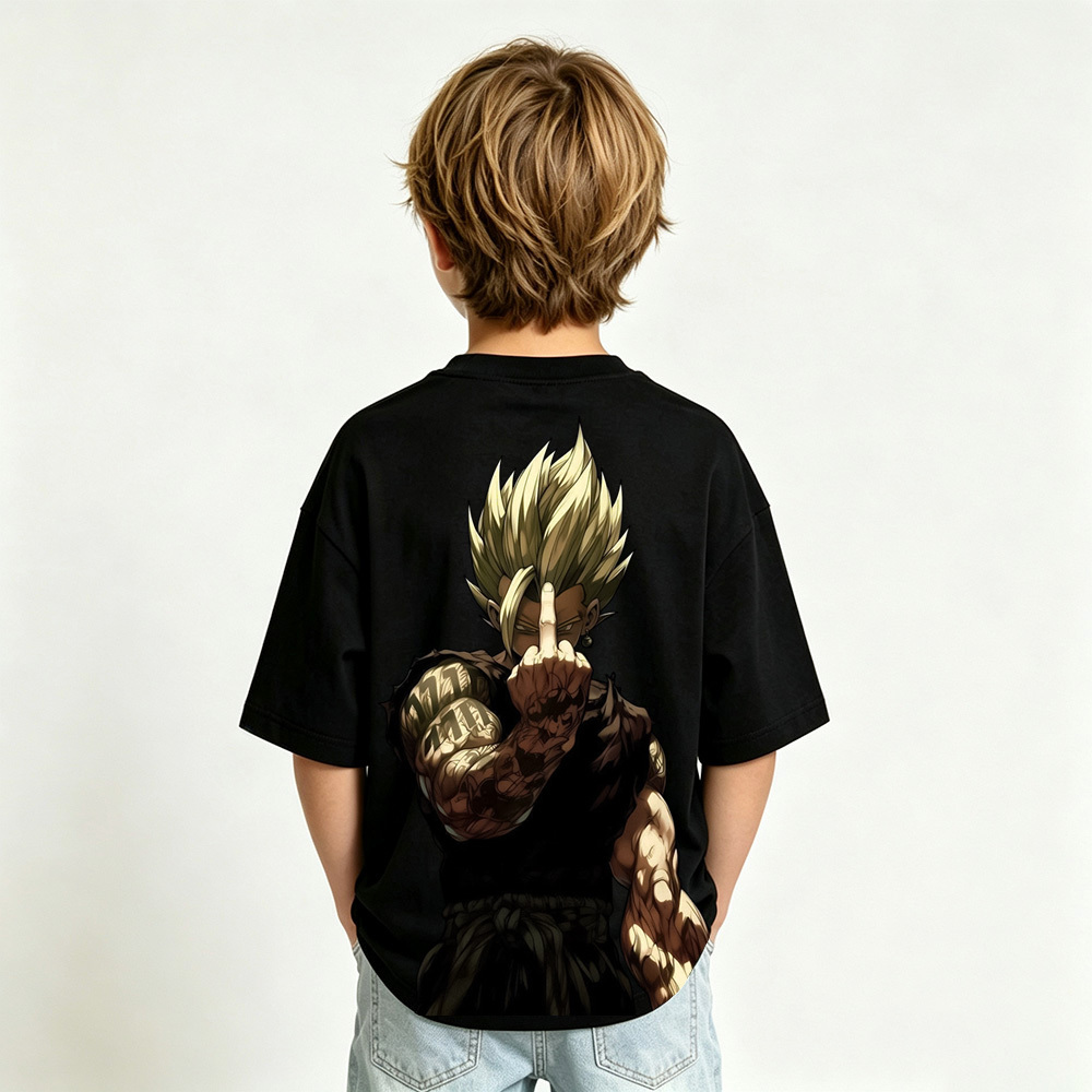 Dragon Ball Anime Graphic T-Shirt for Gohan Kids Cartoon Print Cotton Tee