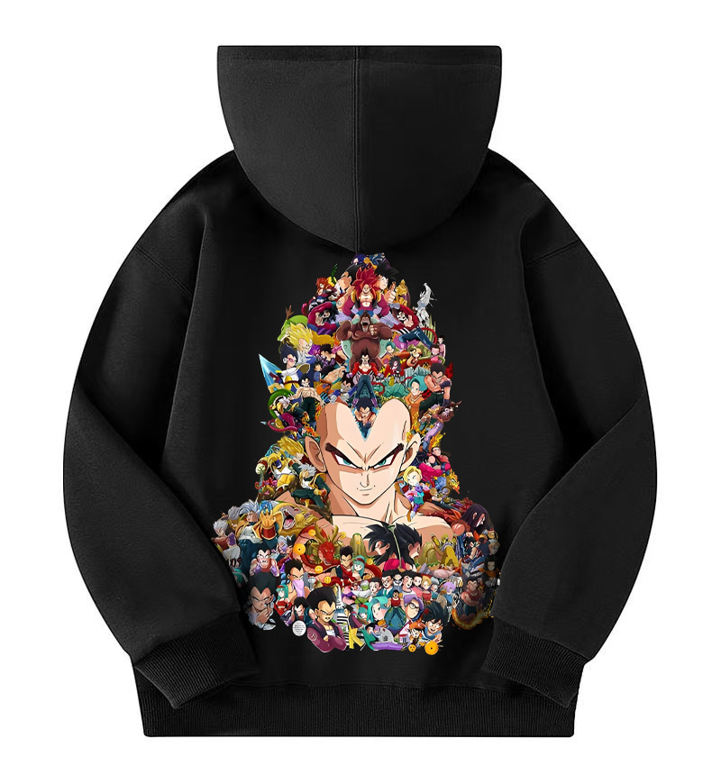 Unisex Anime Print  Casual Oversized Hoodie