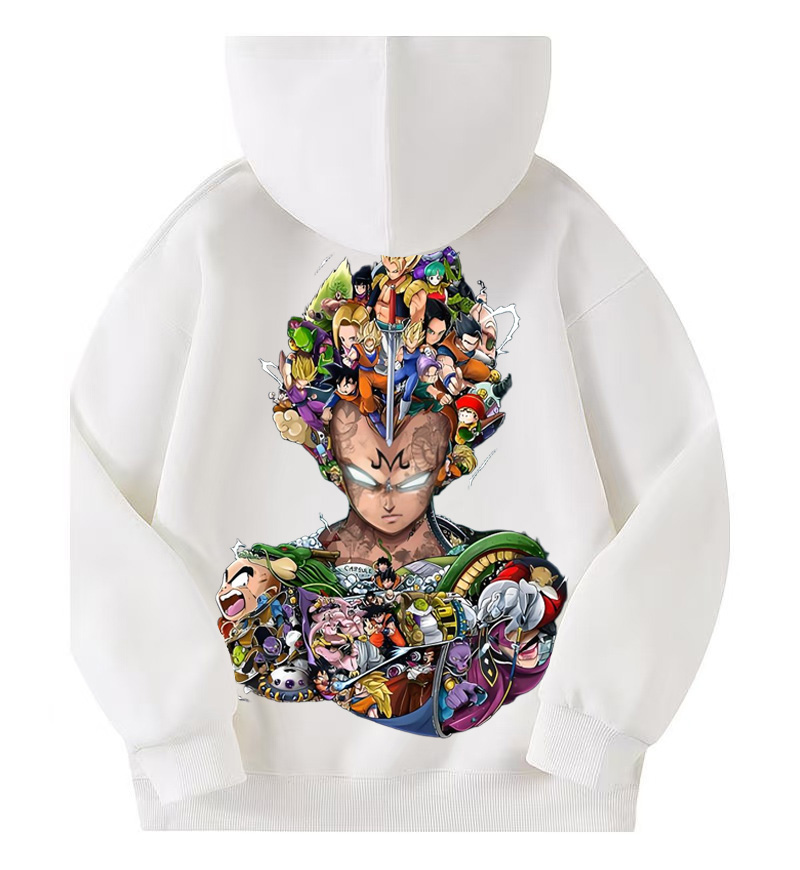 Unisex Anime Print Casual Oversized Hoodie