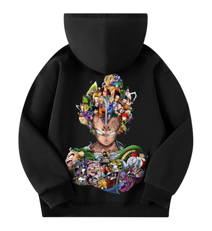 Unisex Anime Print  Casual Oversized Hoodie