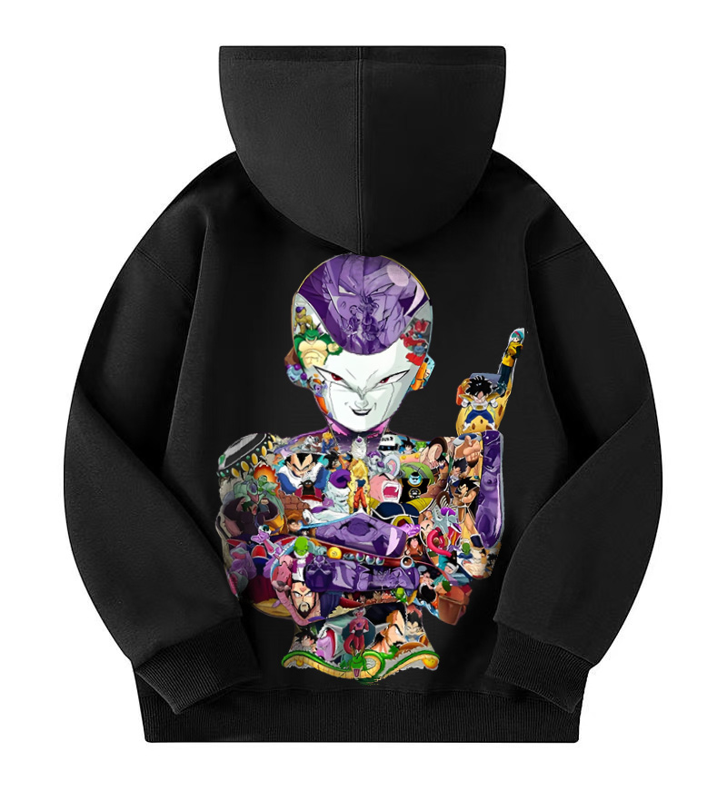 Unisex Anime Print  Casual Oversized Hoodie