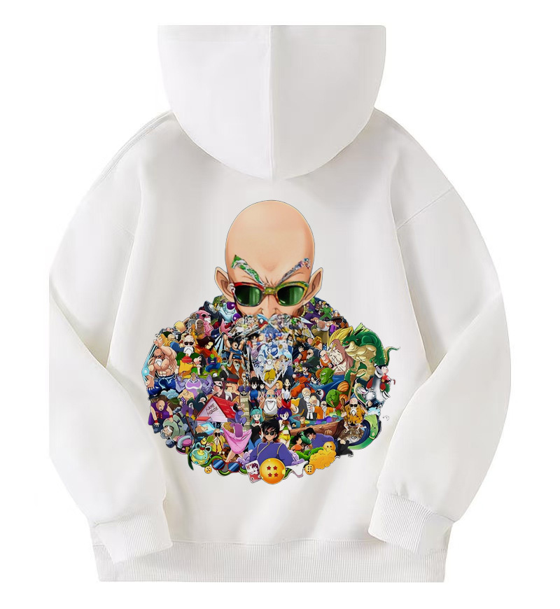 Unisex Anime Print  Casual Oversized Hoodie