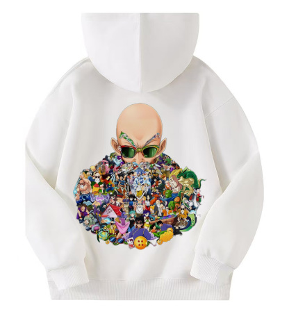 Unisex Anime Print  Casual Oversized Hoodie
