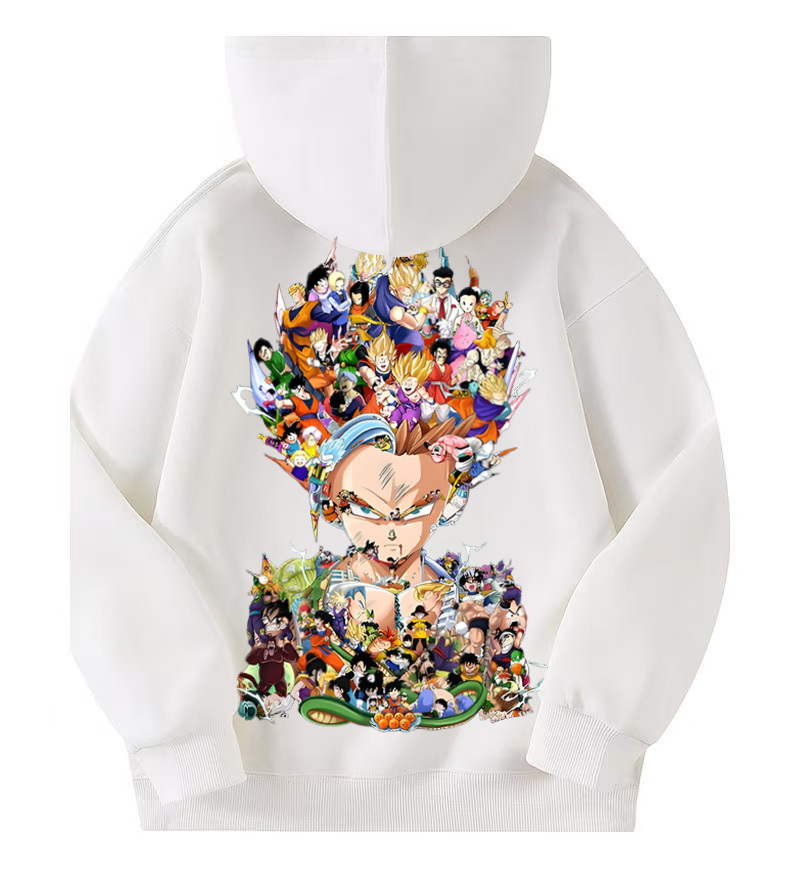 Unisex Anime Print  Casual Oversized Hoodie