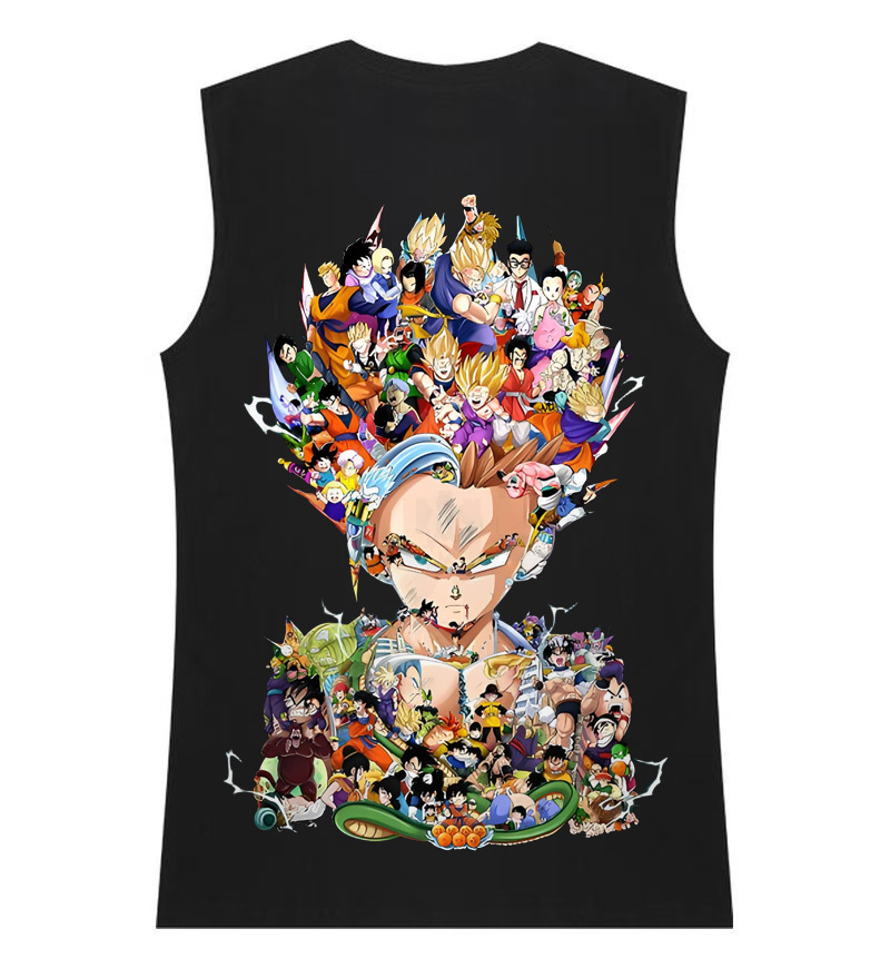Unisex Anime Sleeveless Tank Top