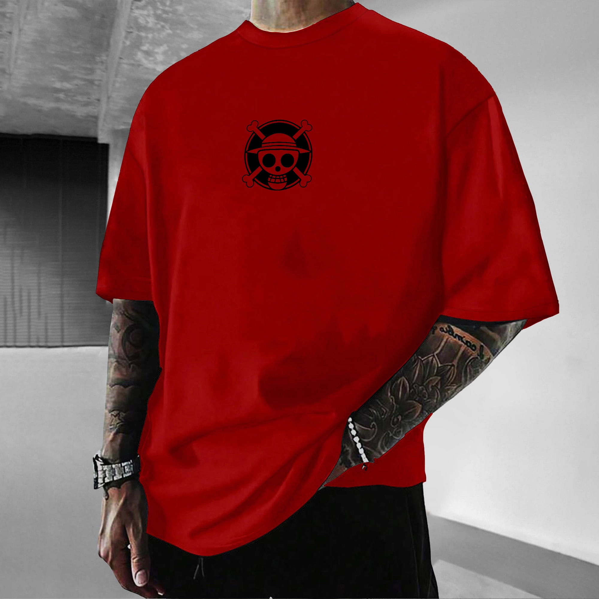 Unisex Anime Inspired Vintage T-Shirt丨