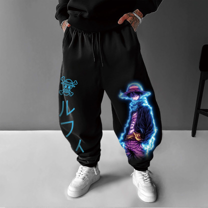 Unisex Anime Inspired Vintage Pants丨