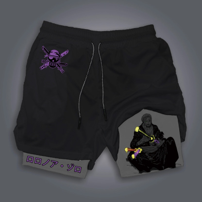 Unisex  Casual Anime Streetwear Shorts