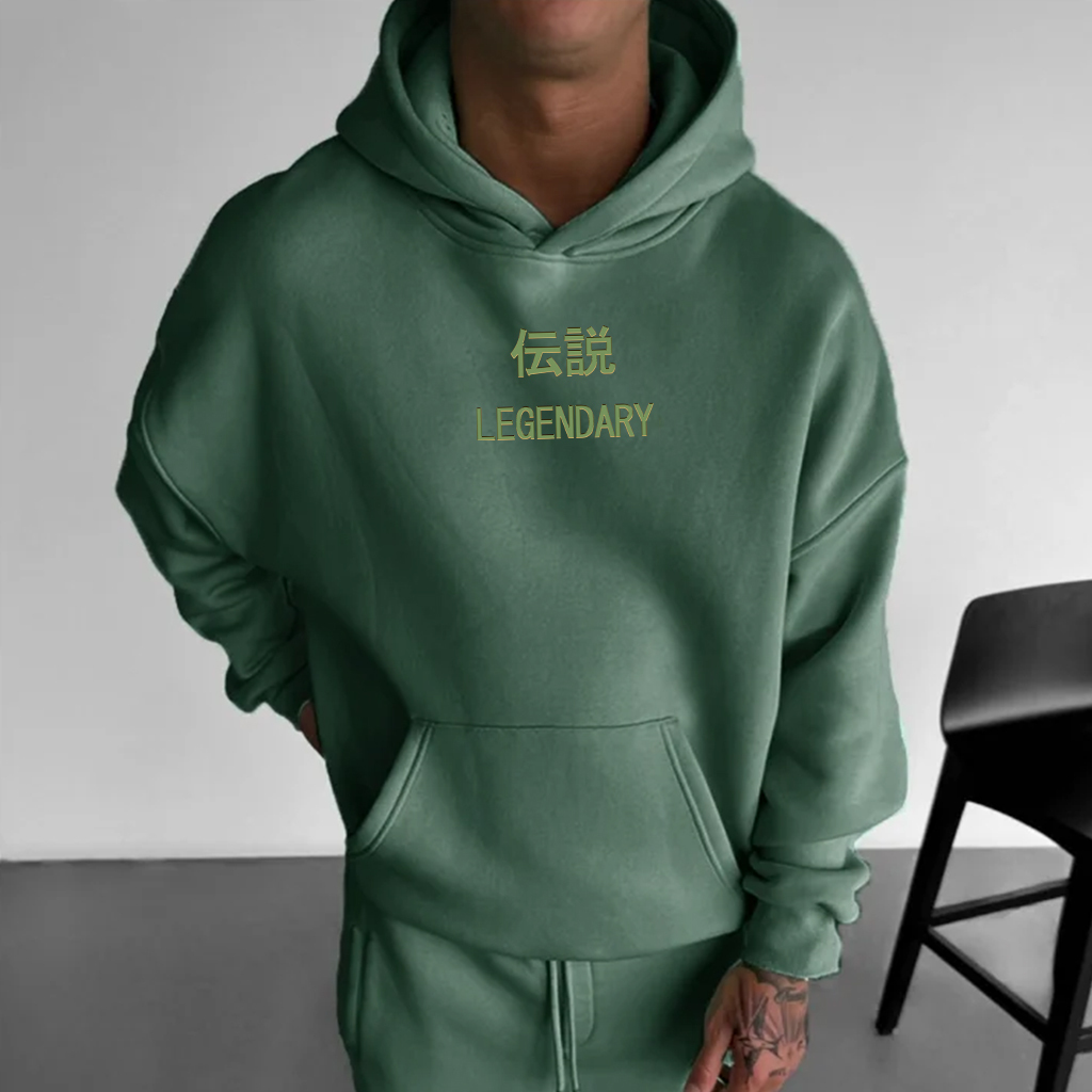 Oversized Unisex Anime Print Hoodie