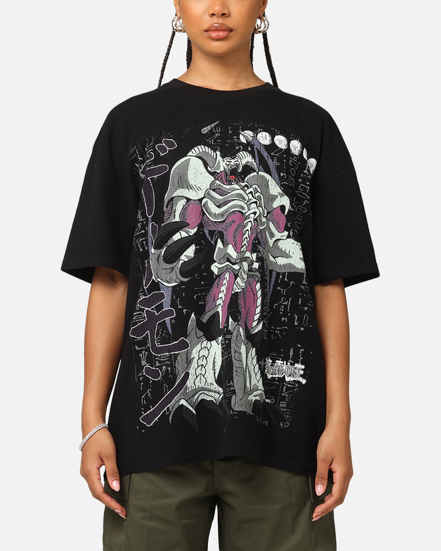 Summon Skull Heavyweight T-Shirt Black-AnimeClothe